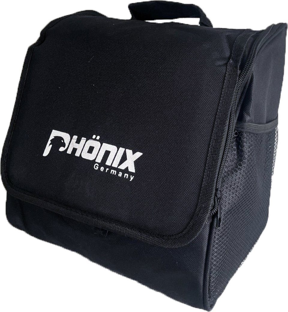 Phönix Germany Gaskocher PH-100, (2 in 1 Heizung & Kocher, Gasheizung Keramik), Keramik Gasstrahler 1,7 KW Heizstrahler;+ 8 Kartuschen