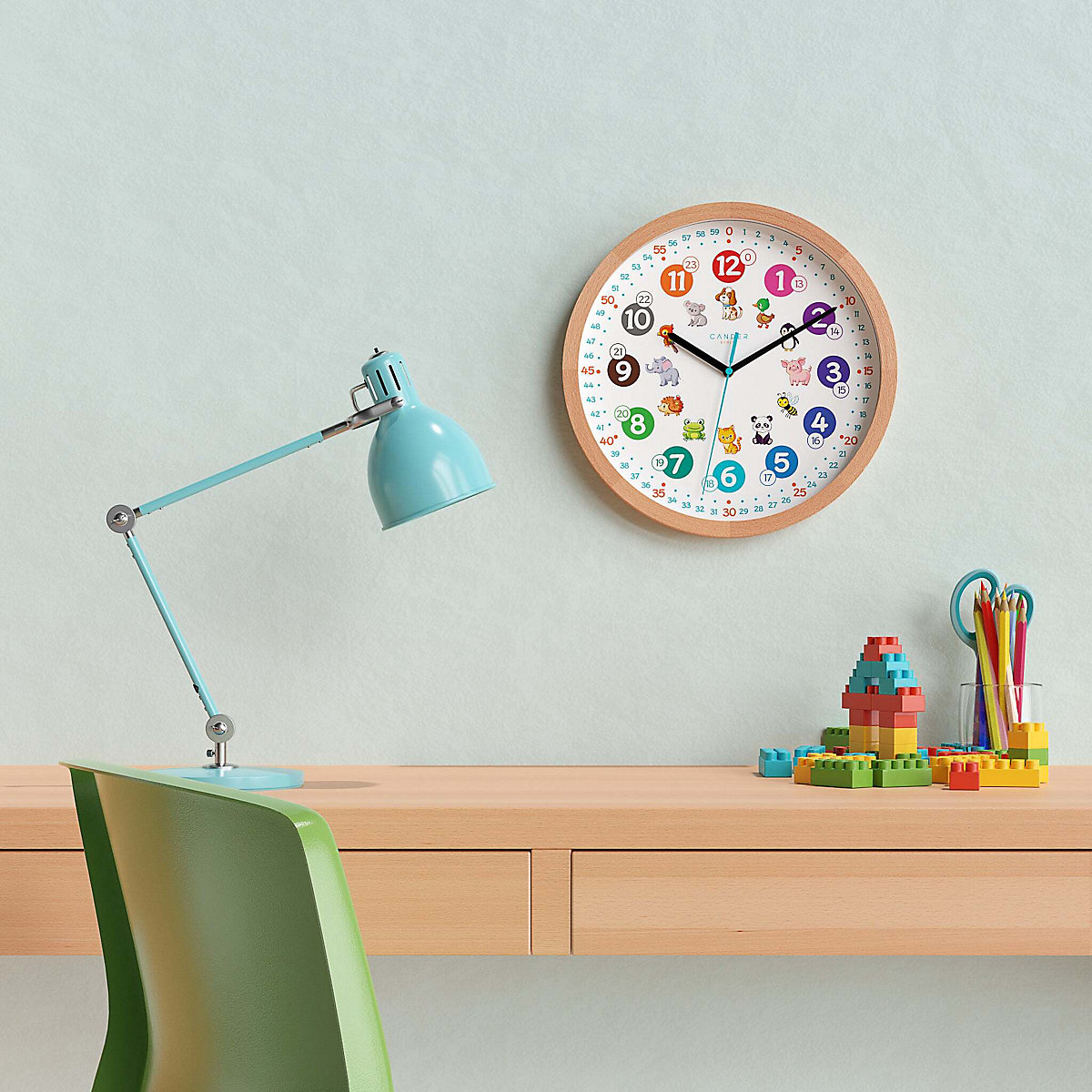 Lautlose Wanduhr