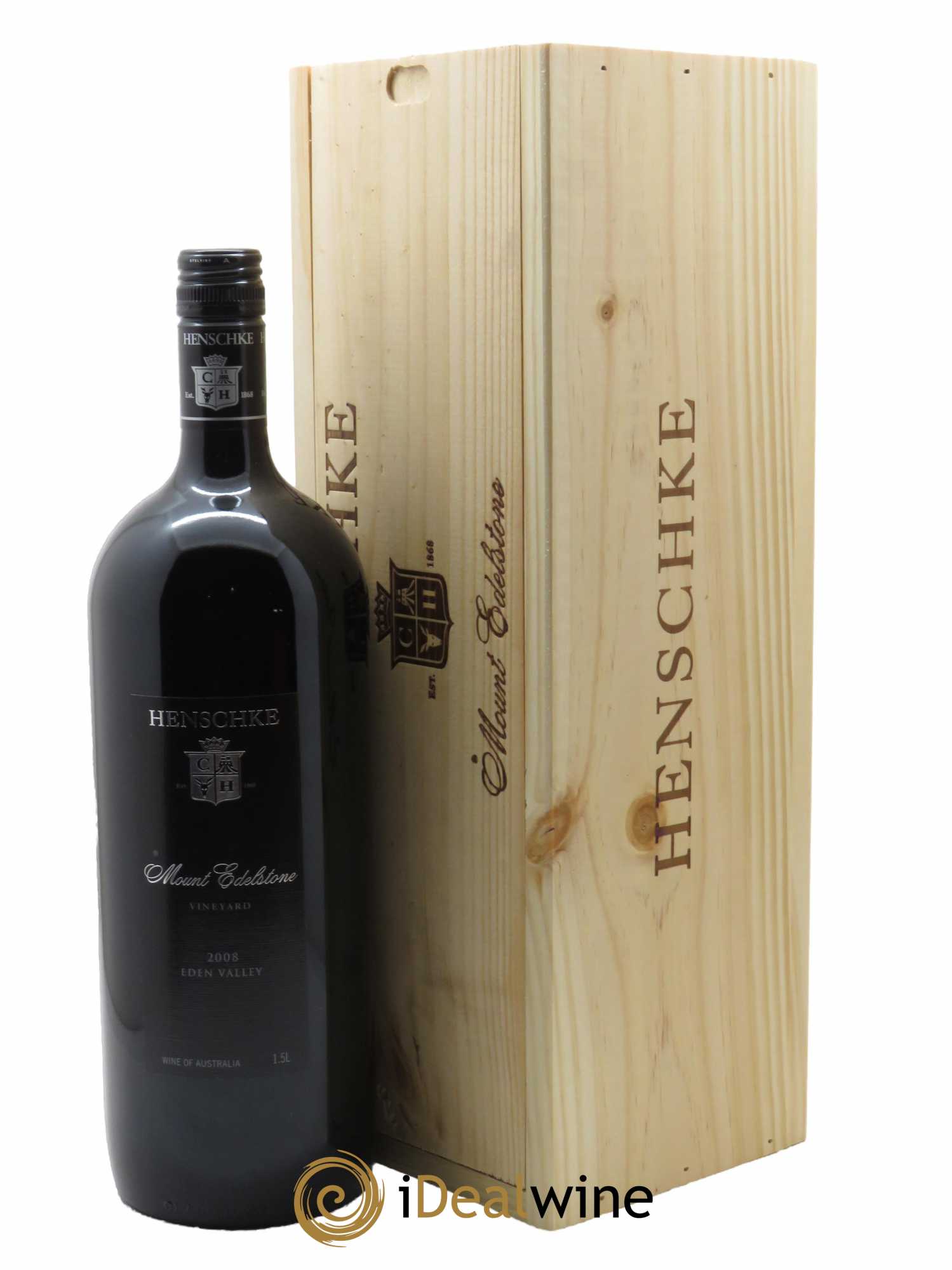 Eden Valley Mount Edelstone Shiraz Henschke  2008 - Lot de 1 Magnum