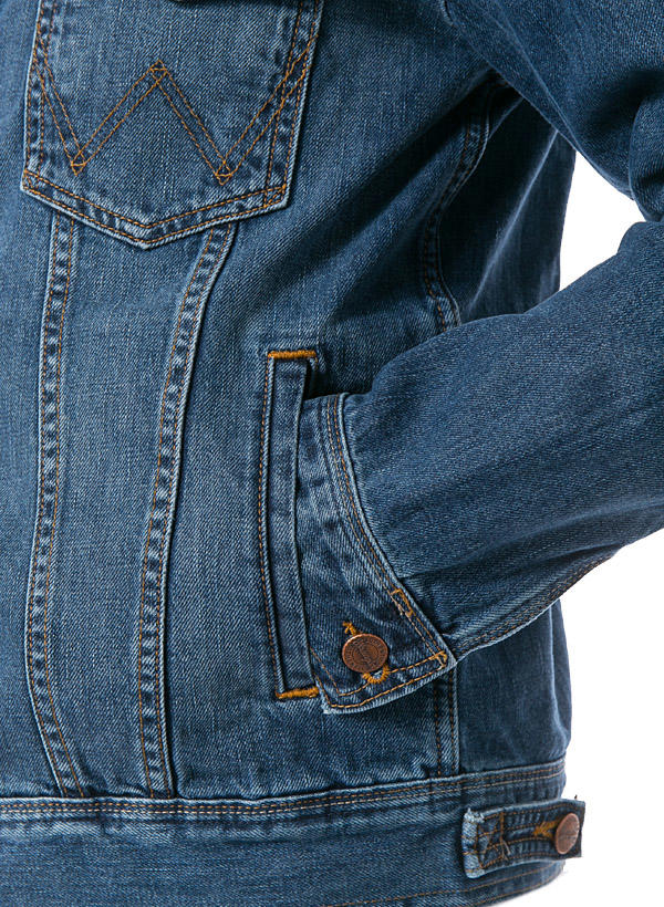 Wrangler, Jeansjacke, Baumwolle, blau