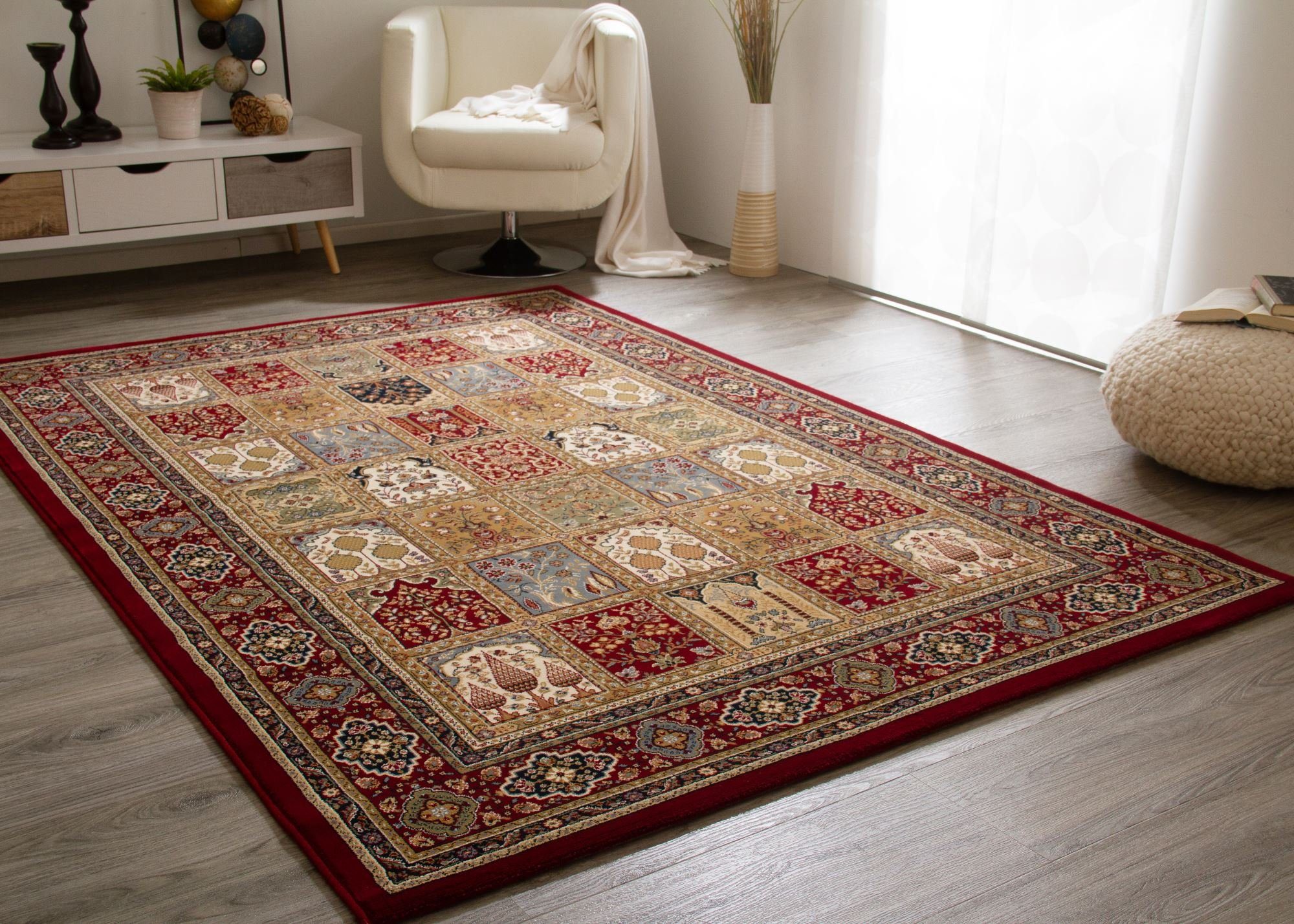 Teppich Classical Quality Felder, Steffensmeier, Rechteckig, Orientalischer Stil, Schlafzimmer, Wohnzimmer
