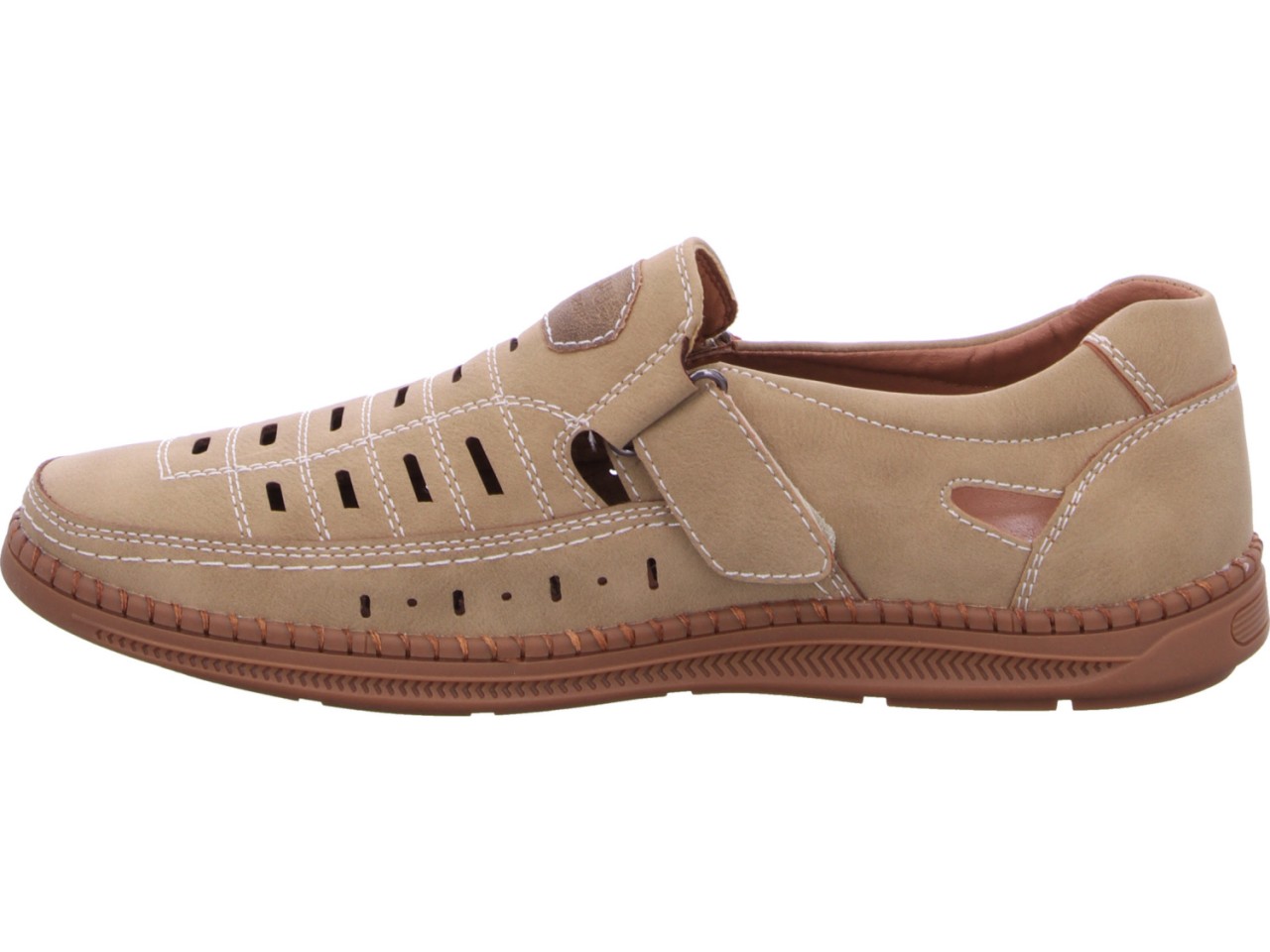 DIVERSE Sportliche Slipper beige