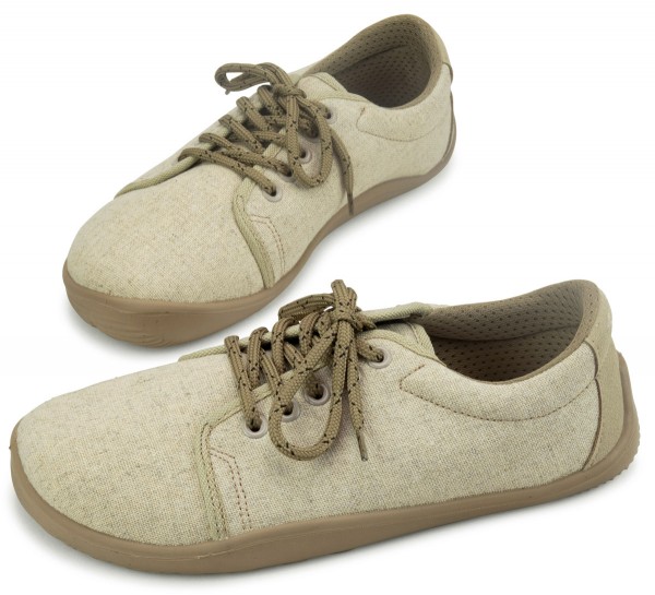 4bare ~ Hemp Vegan LowCut ~ Natural