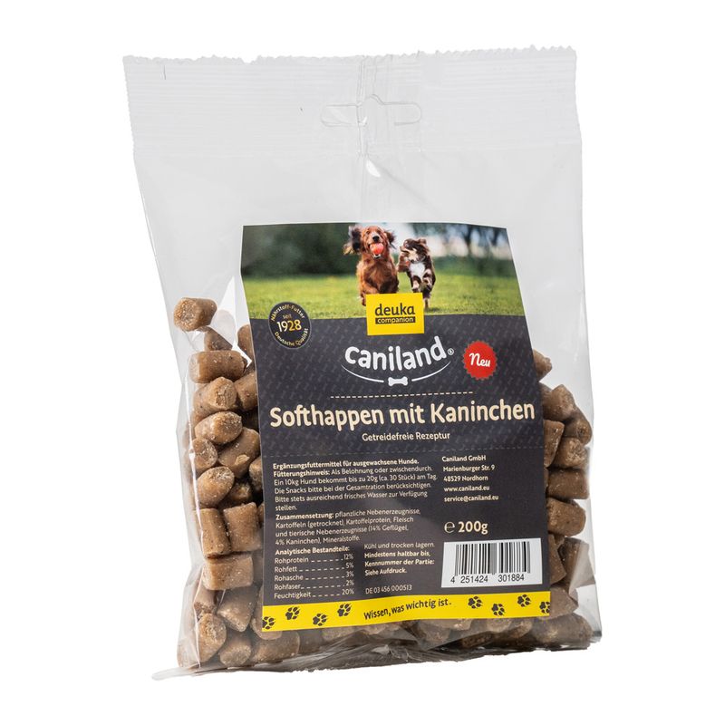 Caniland Softhappen Getreidefrei mit Kaninchen