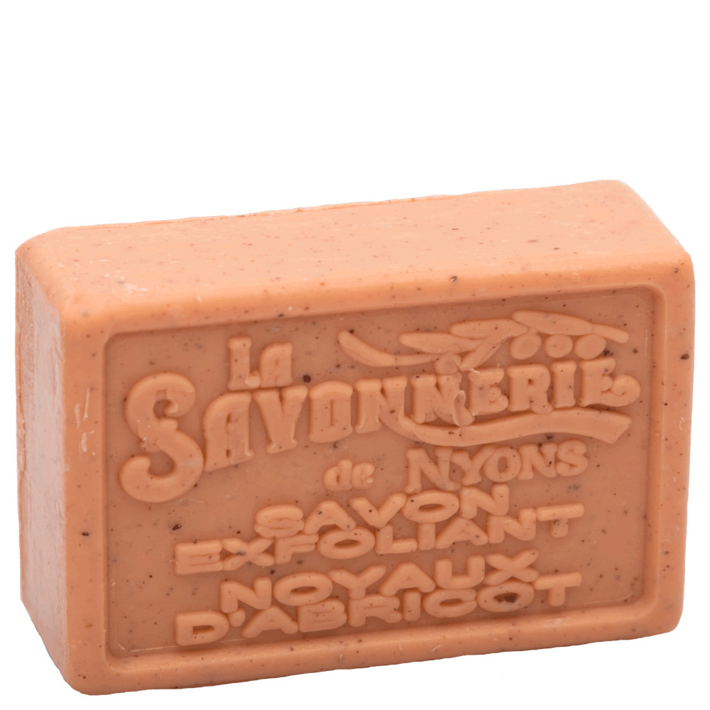La savonnerie de nyons Savon Exfoliant 100g aux Noyaux d'Abricot Savon