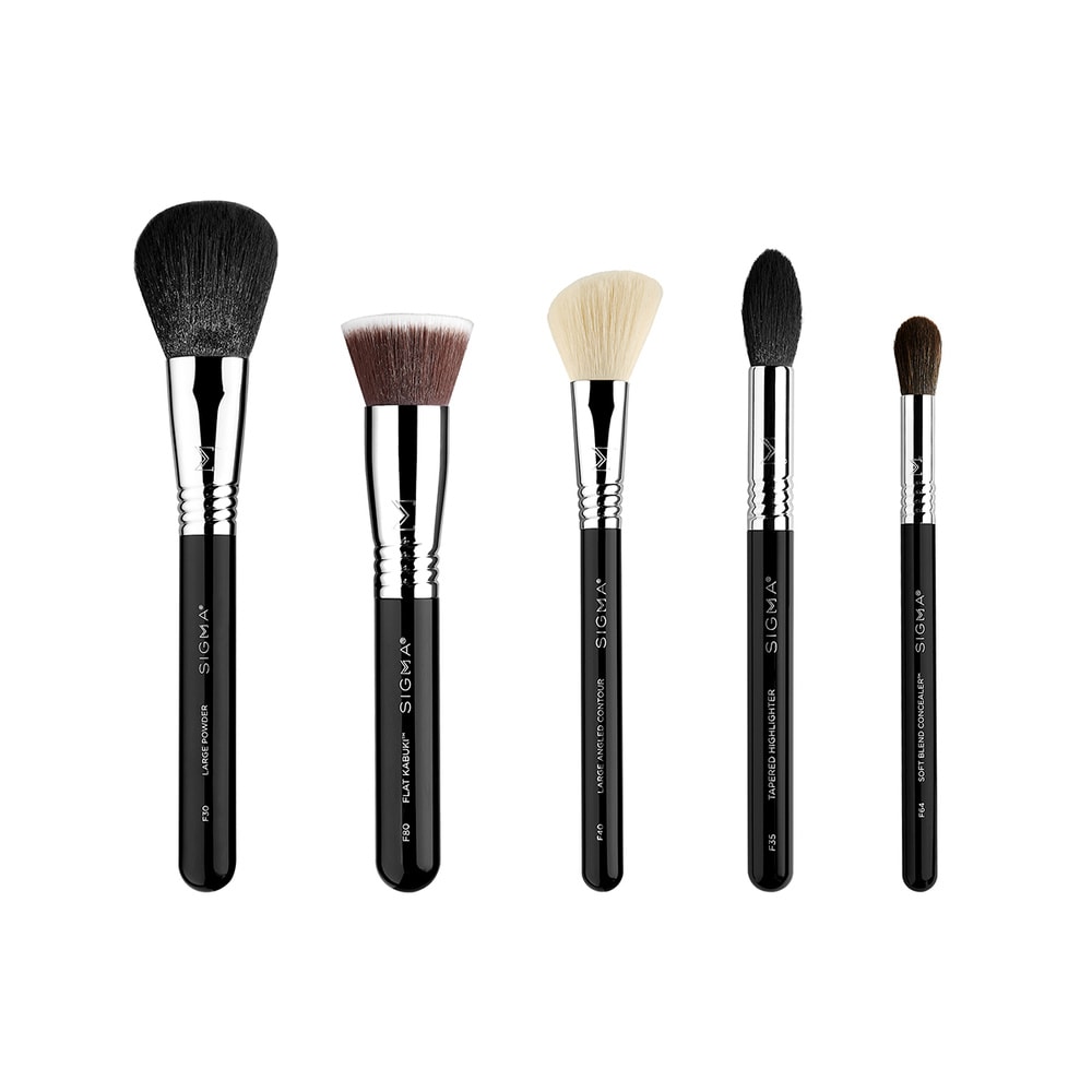 Sigma beauty Ensemble de pinceaux classiques pour levisage ensemble de pinceaux