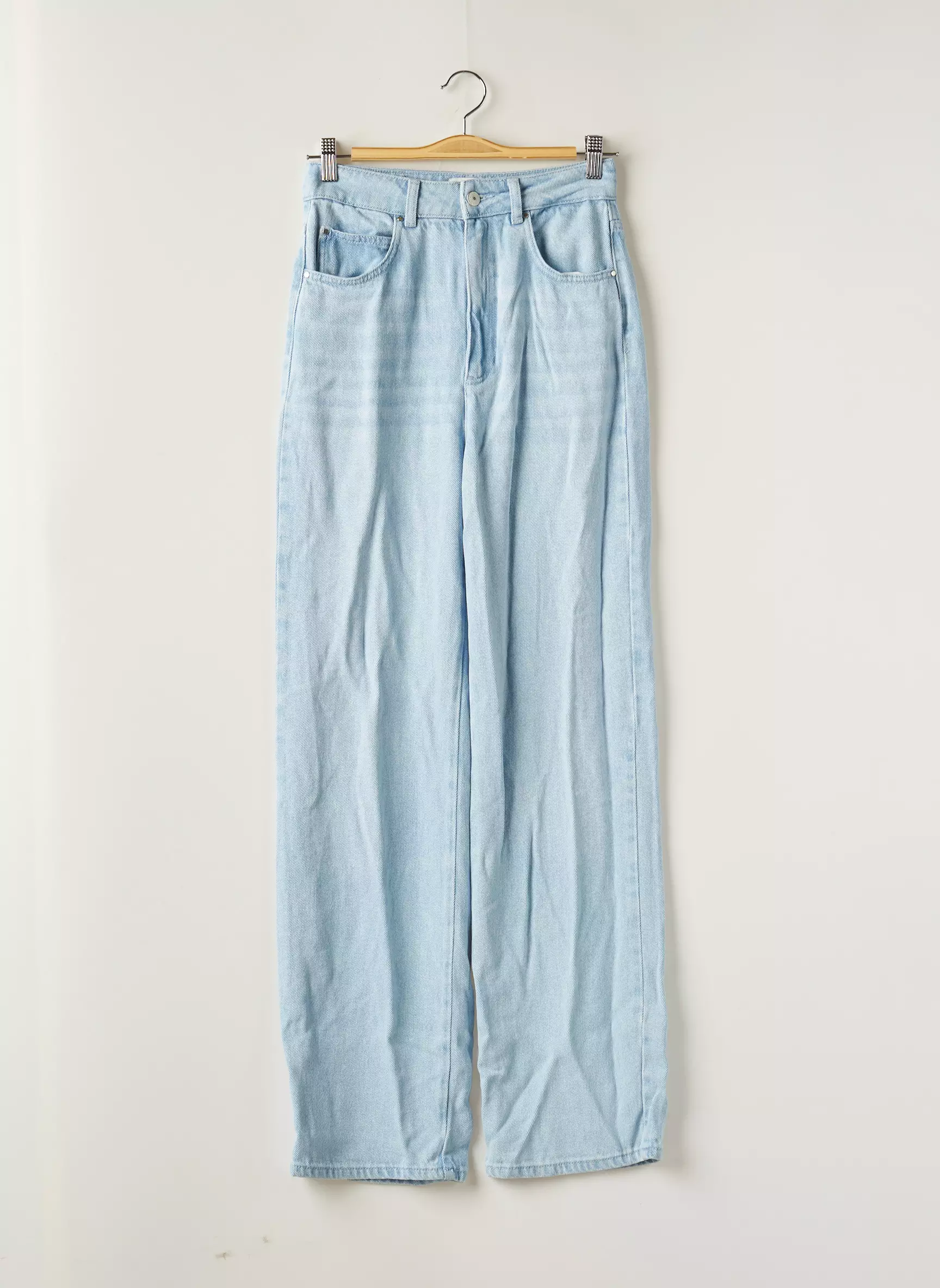 Claudie Pierlot Jeans Coupe Large Femme couleur bleu