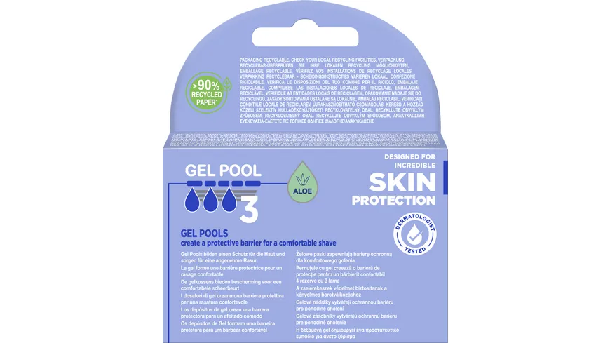 WILKINSON SWORD Hydro3 Klingenpackung mit 4 Klingen