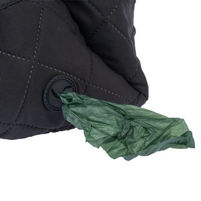 Nomad Tales Blush Schultertasche für Hunde, ebony