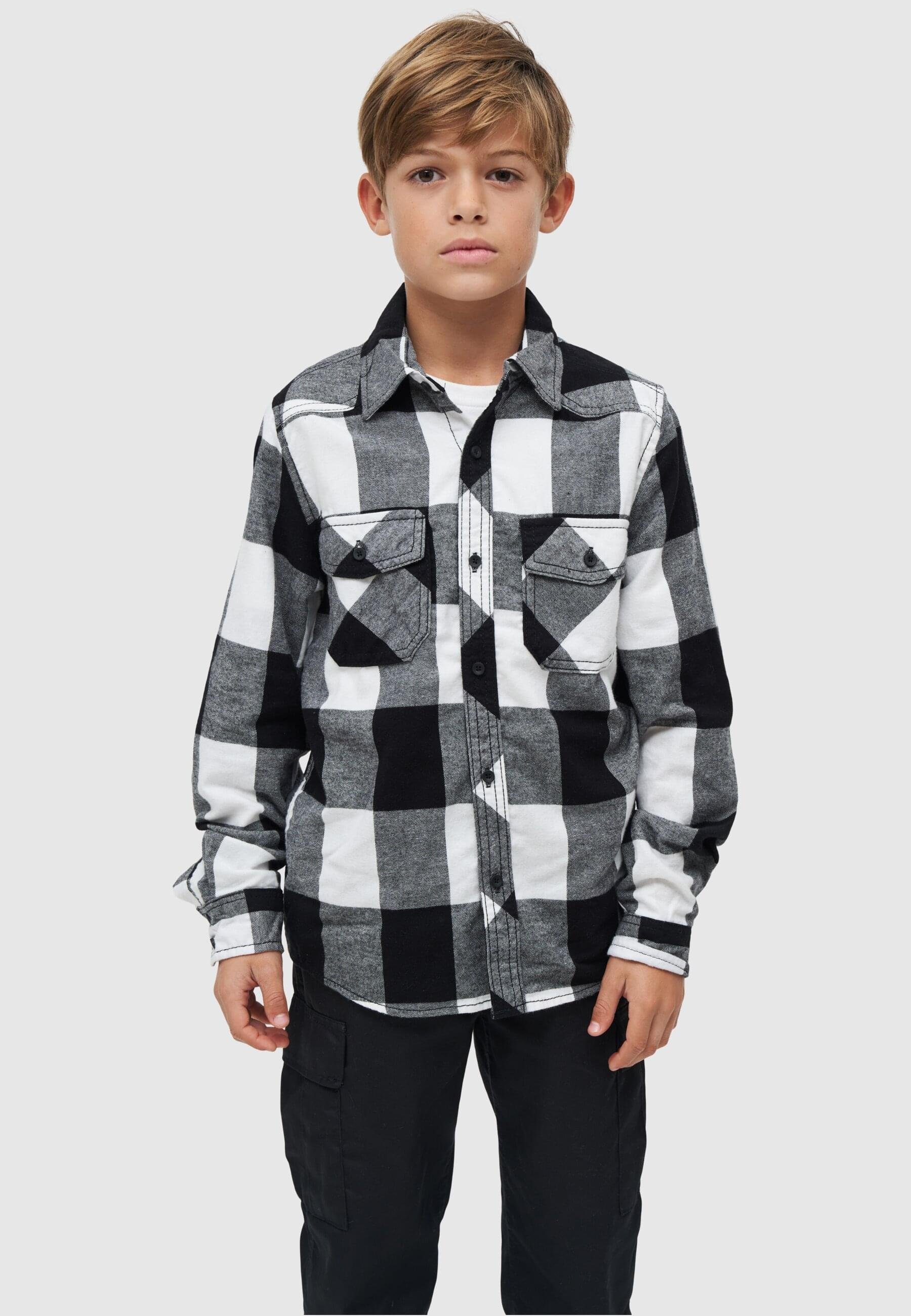 Brandit Langarmhemd Unisex Checkshirt Kids (1-tlg)