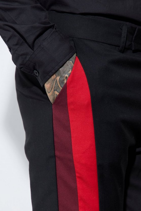 Tall Skinny Colorblock Anzughose