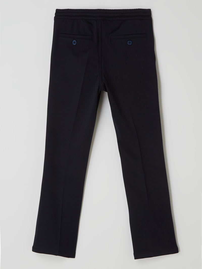 Jogpants mit Stretch-Anteil in marineblau