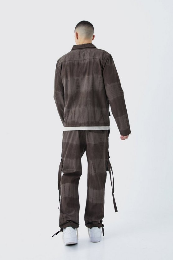 Batik Twil Harrington-Jacke