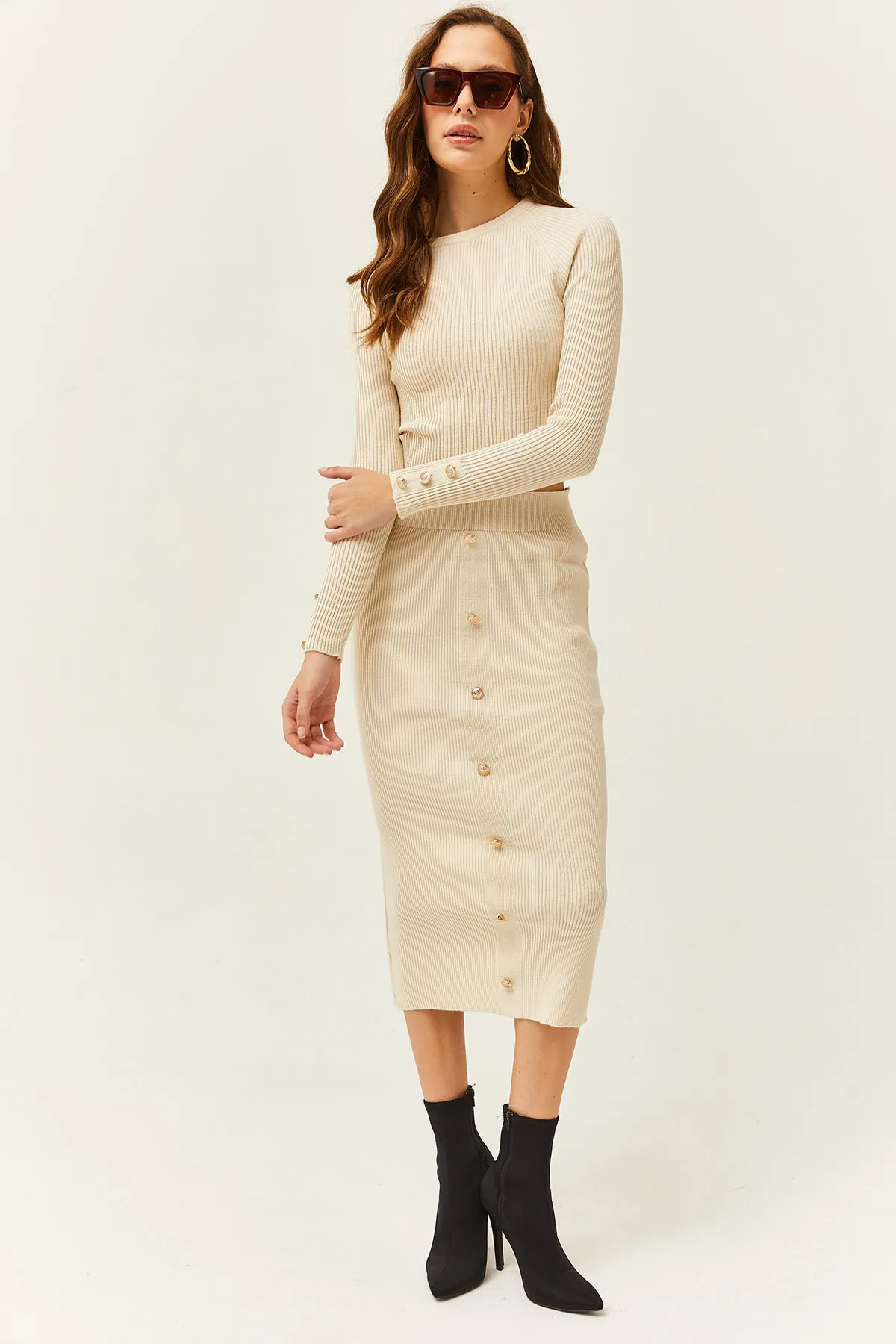Olalook  Zweiteiler - Grau - Regular Fit