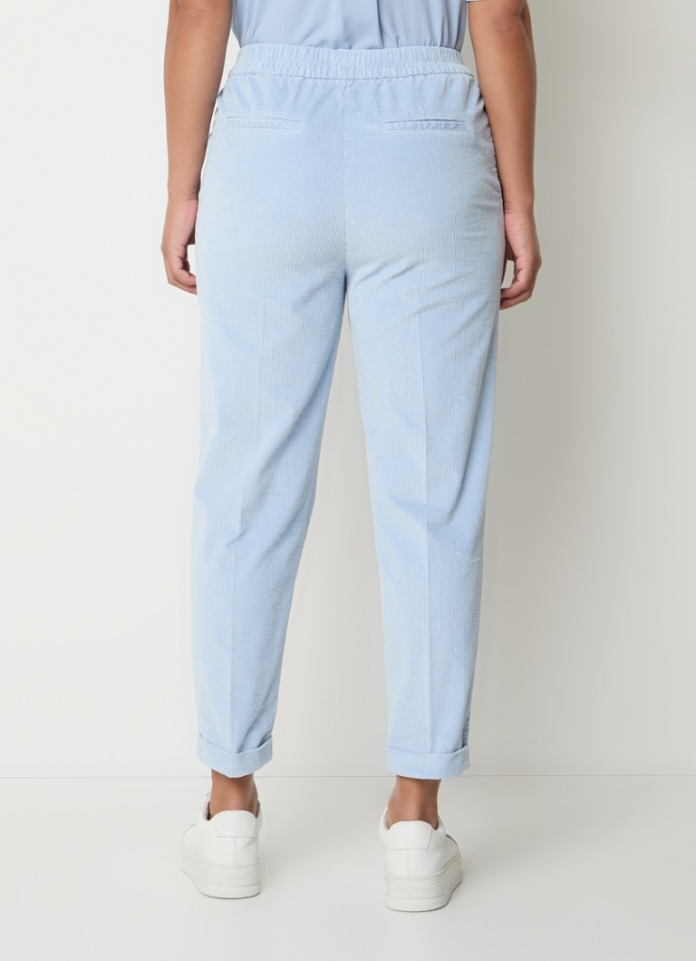 Pantaloni in velluto a coste a vita alta, affusolati e corti di Benetton