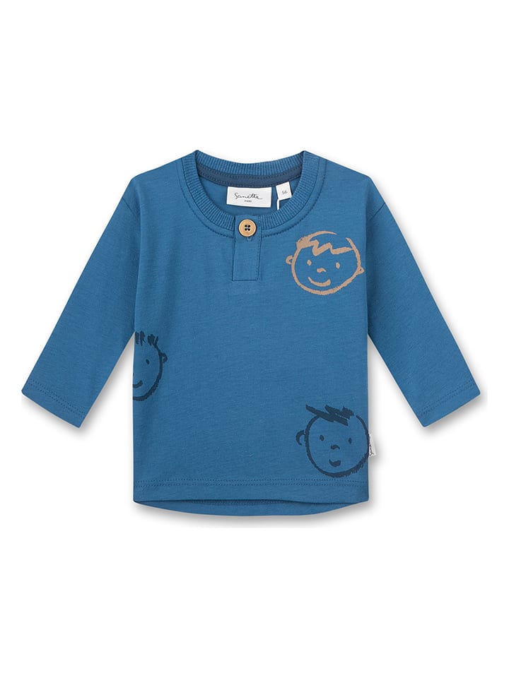 Sanetta Kidswear Longsleeve in Blau günstig kaufen