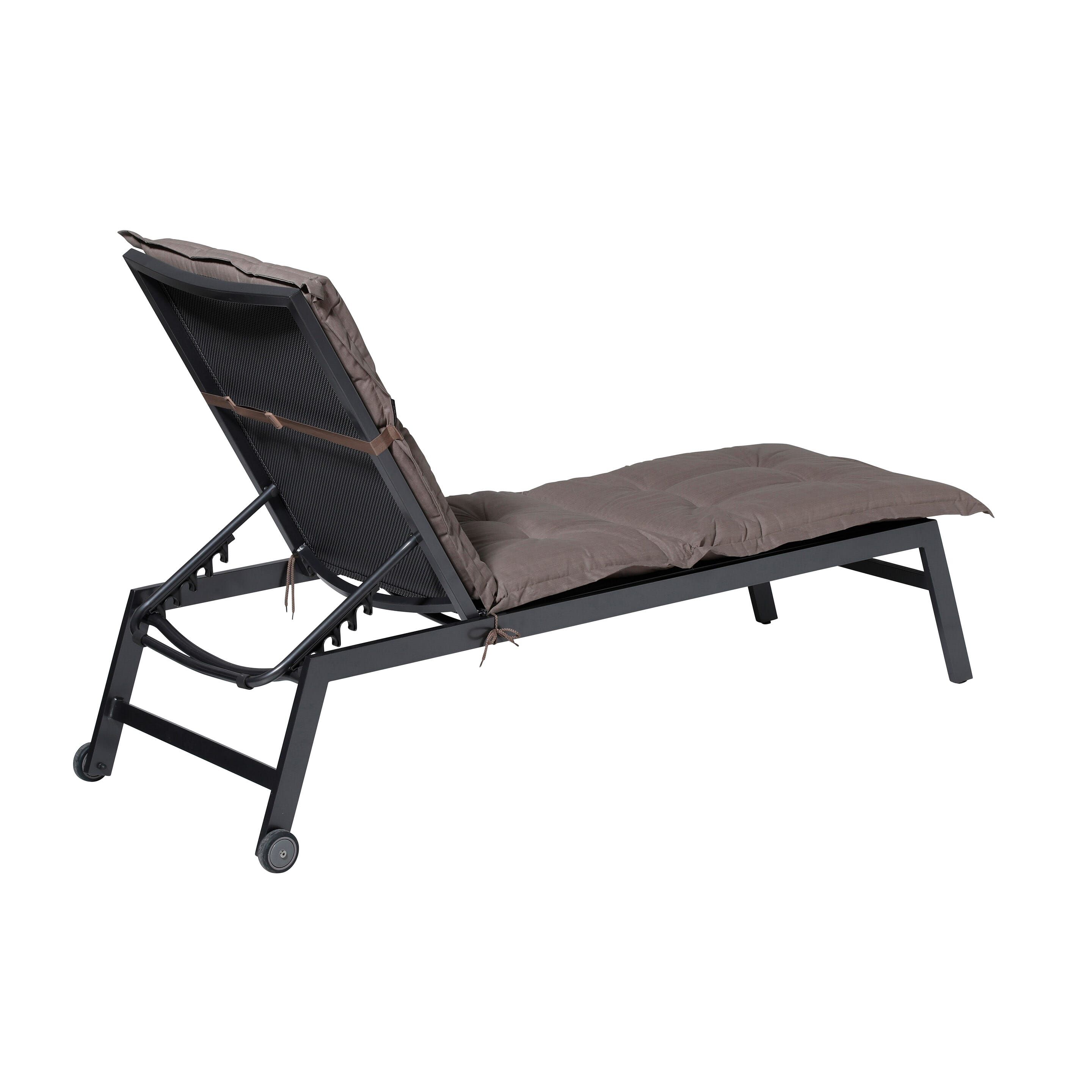 Madison Basic Taupe 200x65 Liegekissen