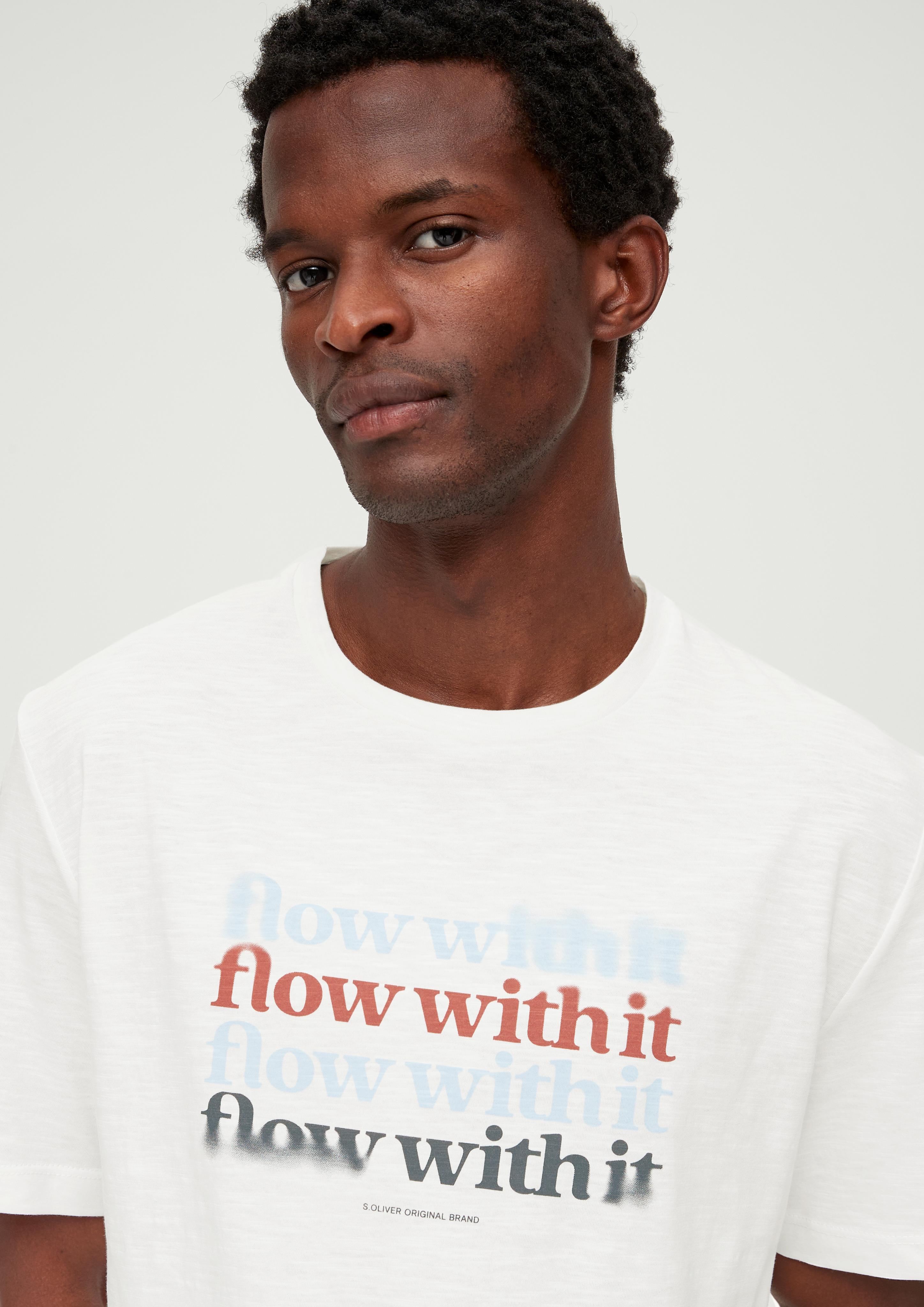 T-Shirt mit Frontprint  2131554-01D1