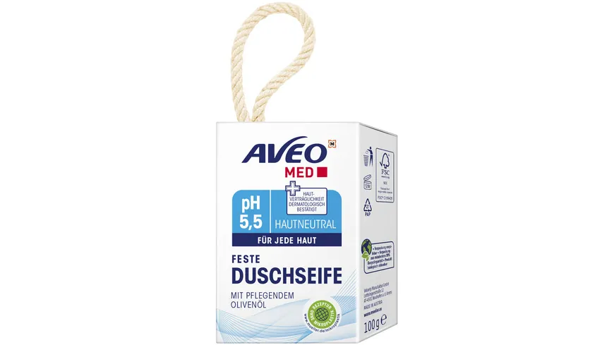 AVEO MED Feste Duschseife Ph-Neutral 100 g
