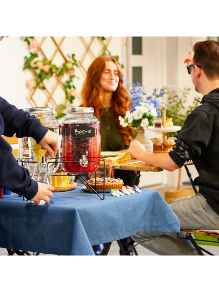 relaxdays Getränkespender in Transparent günstig kaufen onesize
