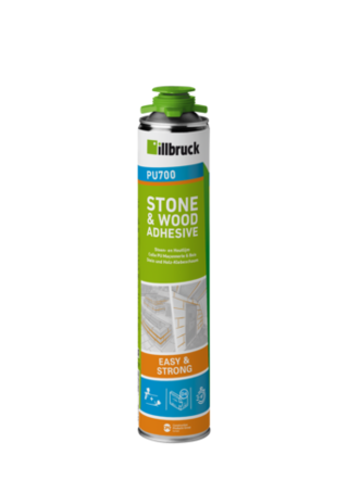 illbruck 340019 PU700 Startsett for stein- og trelim 880 ml