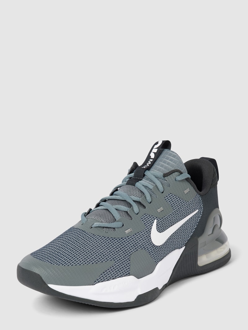 Sneaker mit Zugschlaufe Modell 'Air Max' in hellgrau
