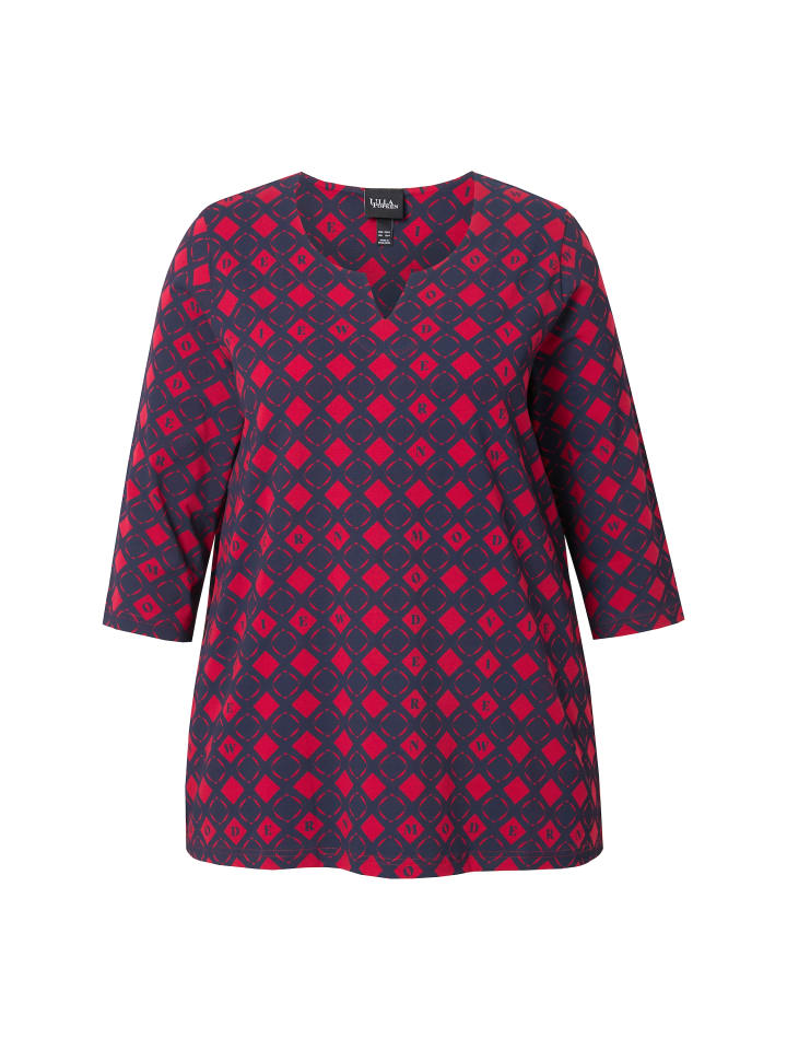 Ulla Popken Shirt in rubinrot günstig kaufen