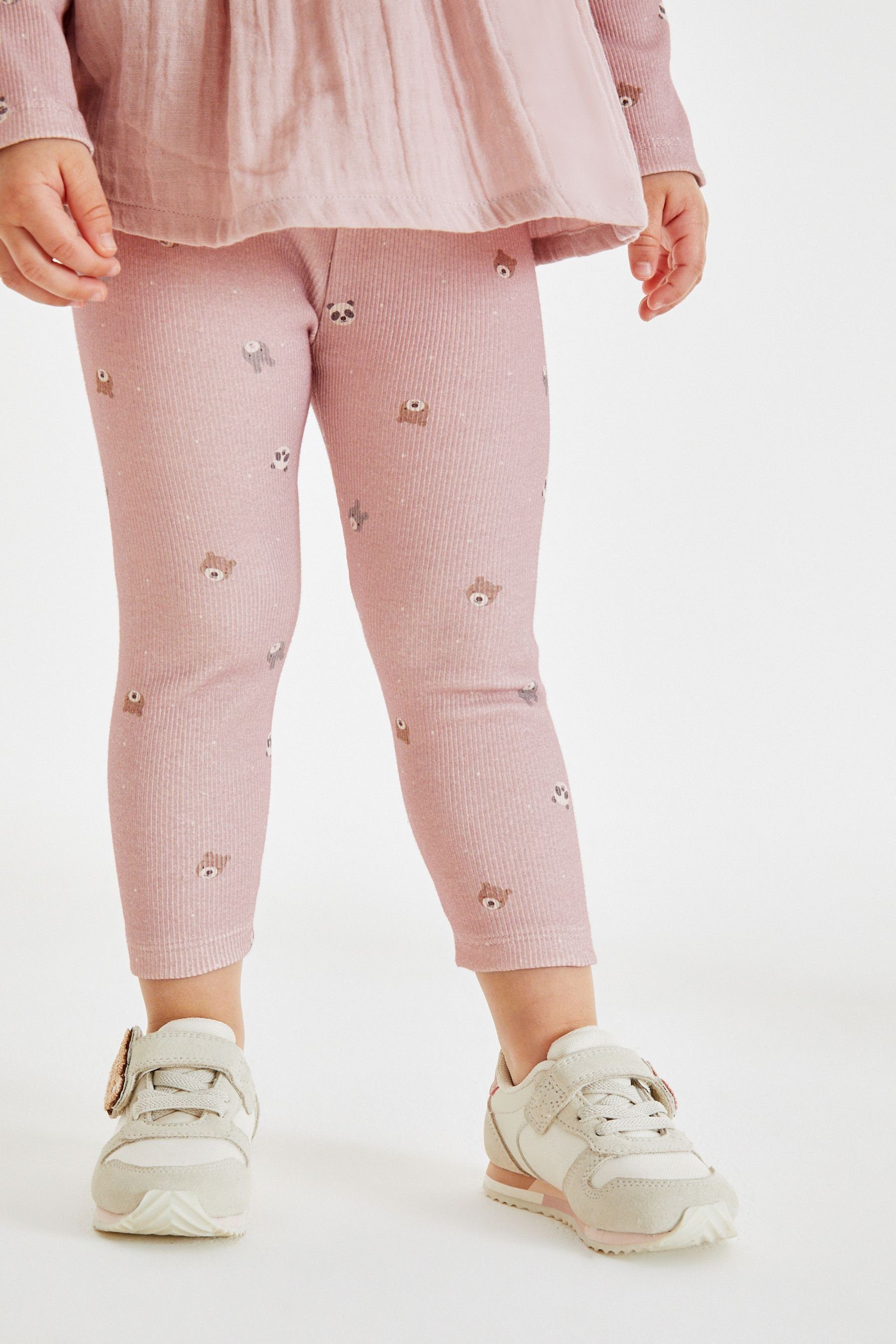 Next Leggings Gerippte Jerseyleggings (1-tlg)