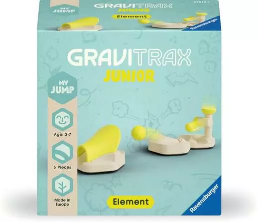 GraviTrax Junior Element Jump - Kugelbahn-Erweiterung für Kinder ab 3 Jahren