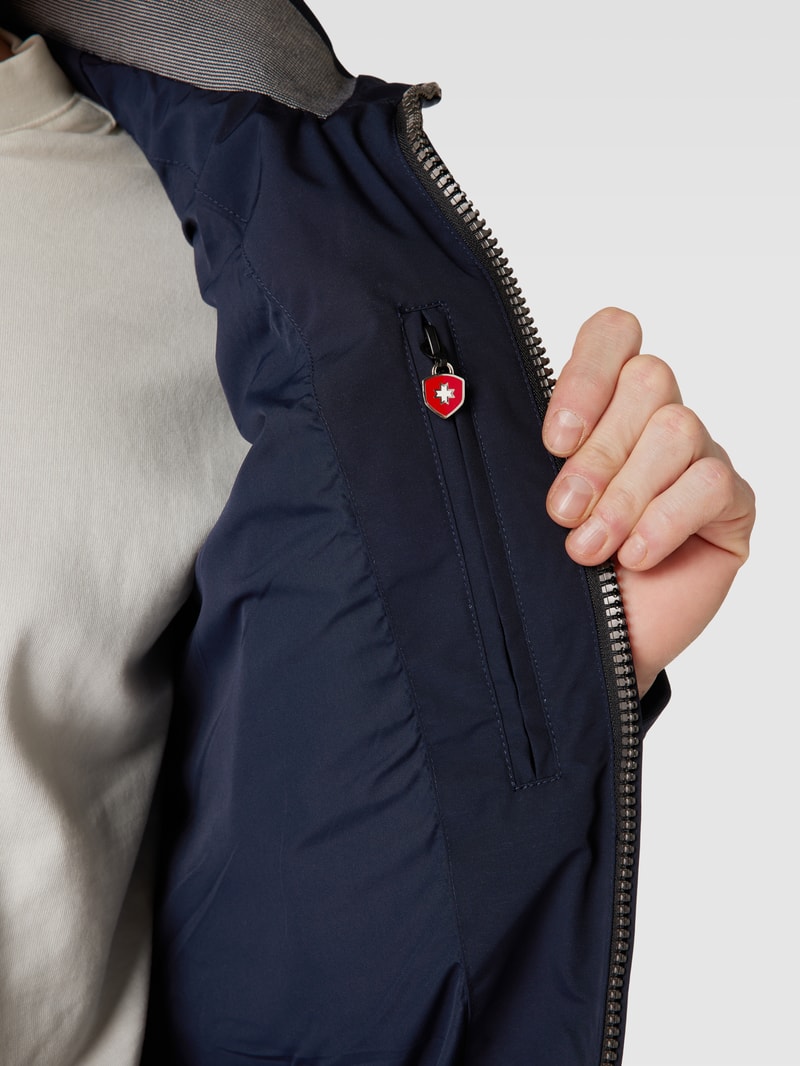 Funktionsjacke mit Kapuze Modell 'CICERO' in marineblau