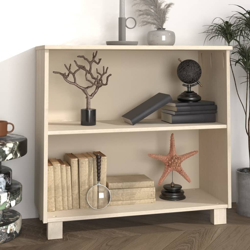vidaXL Sideboard Sideboard HAMAR Honigbraun 85x35x80 cm Massivholz Kiefer (1 St)