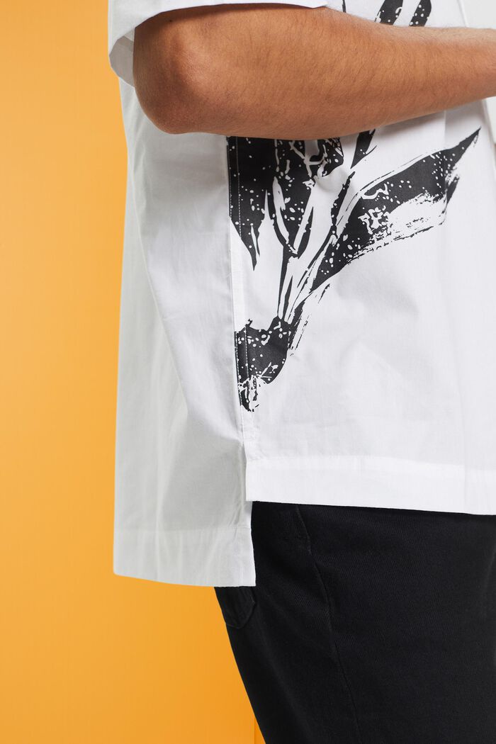 Hemd mit großem Blumen-Print