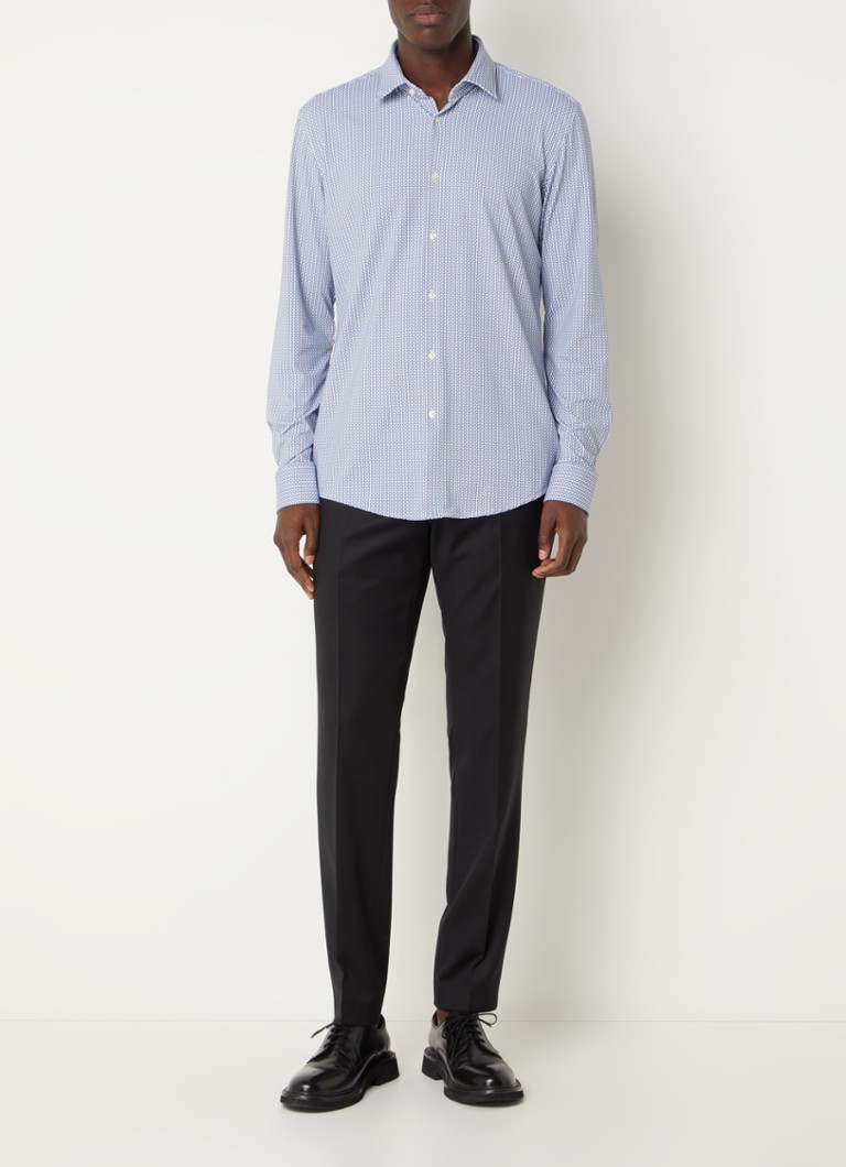 Camisa slim fit HUGO BOSS Kenno com estampa