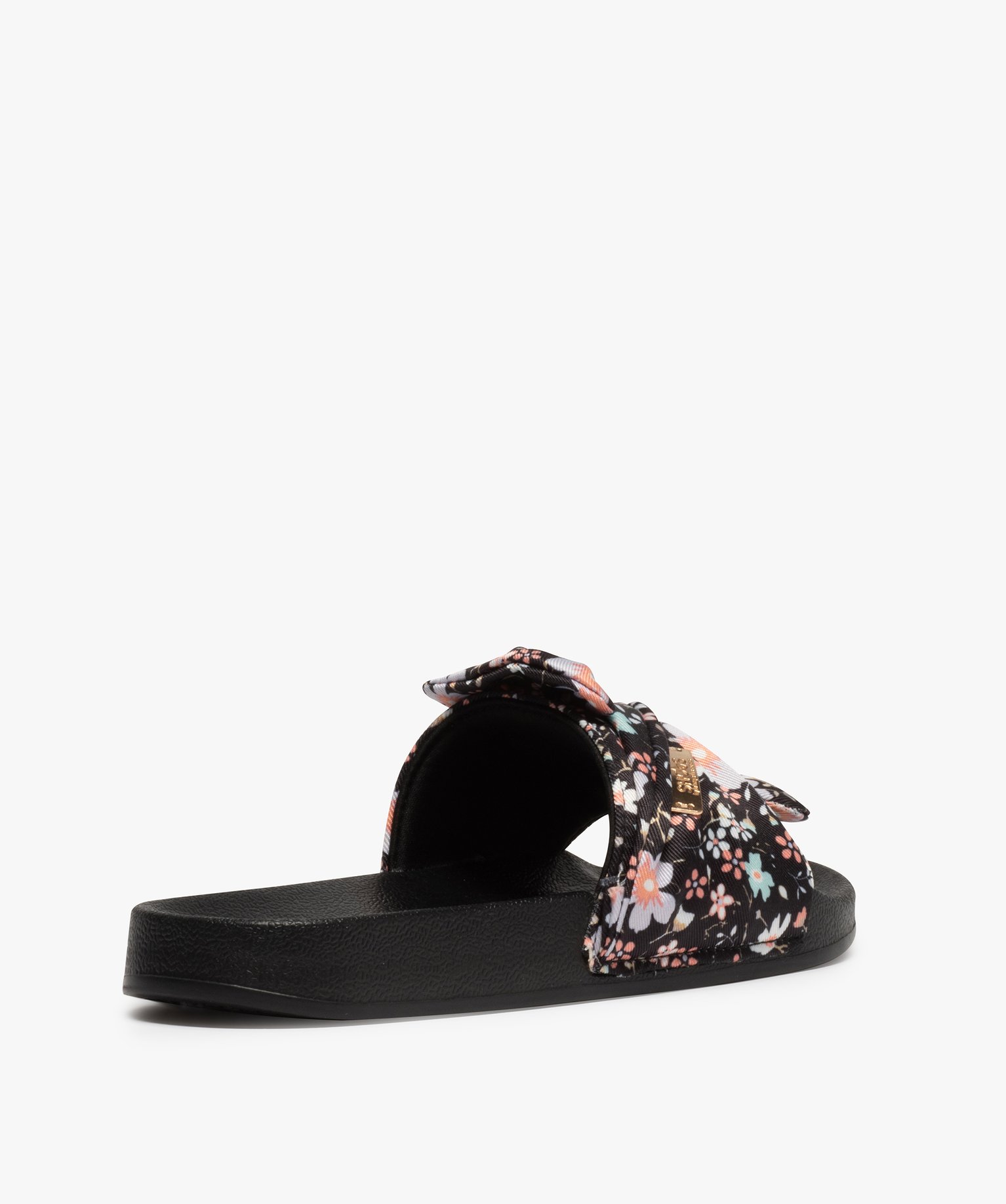 Mules de piscine femme dessus drapé – Shoes by LTDC noir | GEMO