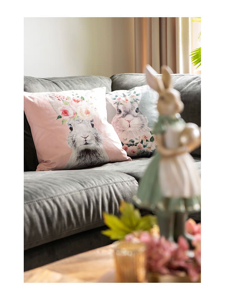 Clayre & Eef Kissenhülle in Rosa - (L)45 x (B)45 cm günstig kaufen onesize