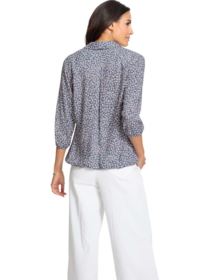 WITT WEIDEN Bluse in Blau/ Creme günstig kaufen