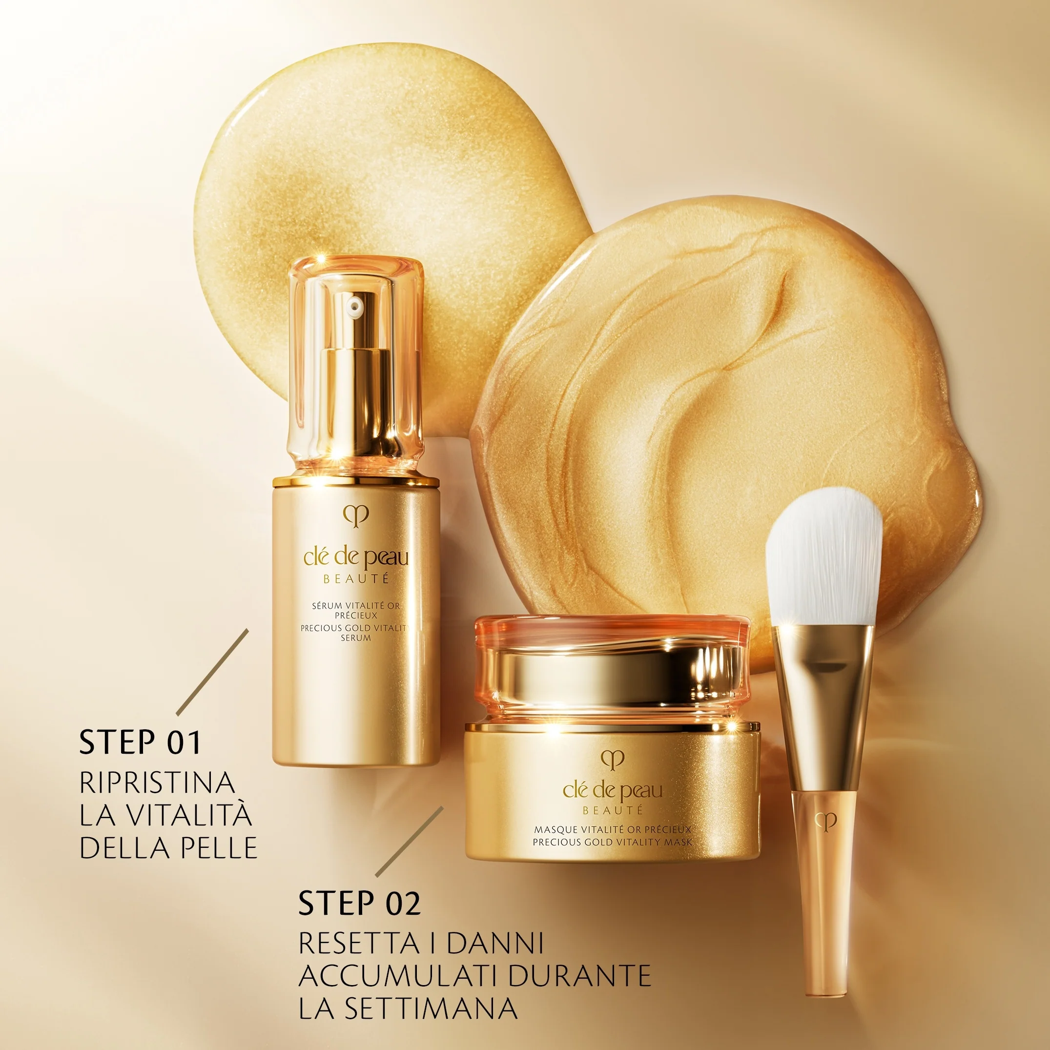 Gold Precious Gold Vitality Mask - Maschera Anti-età viso