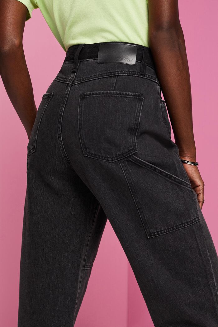 Retro-Jeans mit hohem Bund und weitem Bein