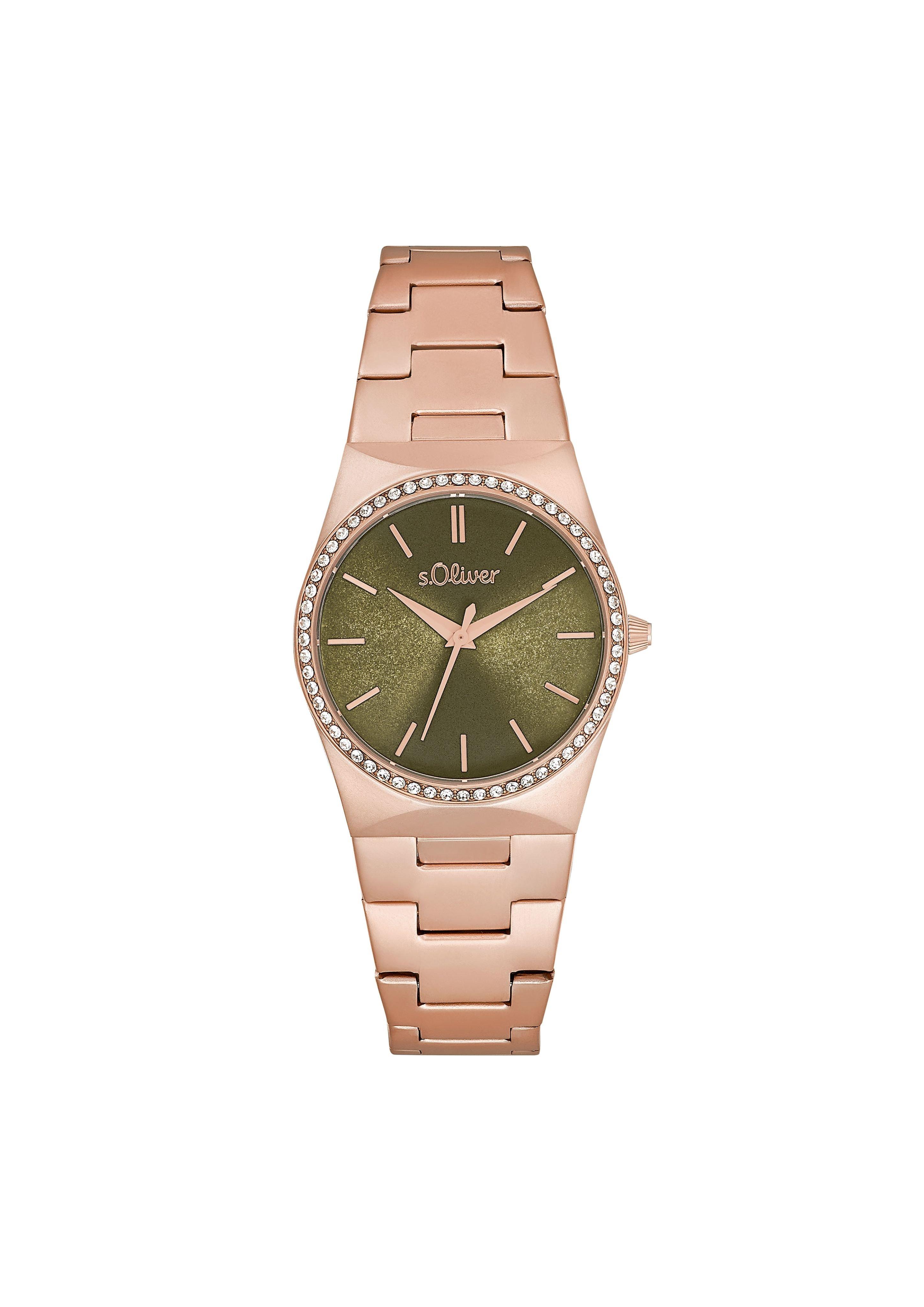 Edelstahluhr mit Zirkonia  6007548-44B0
