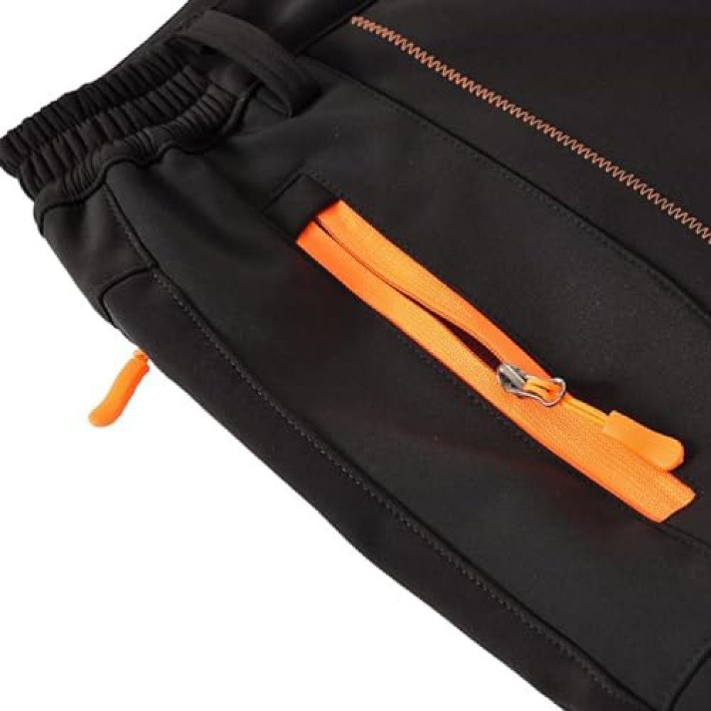 Opspring Outdoorhose Herren Wanderhose Gefüttert Softshellhose Skihose Trekkinghose