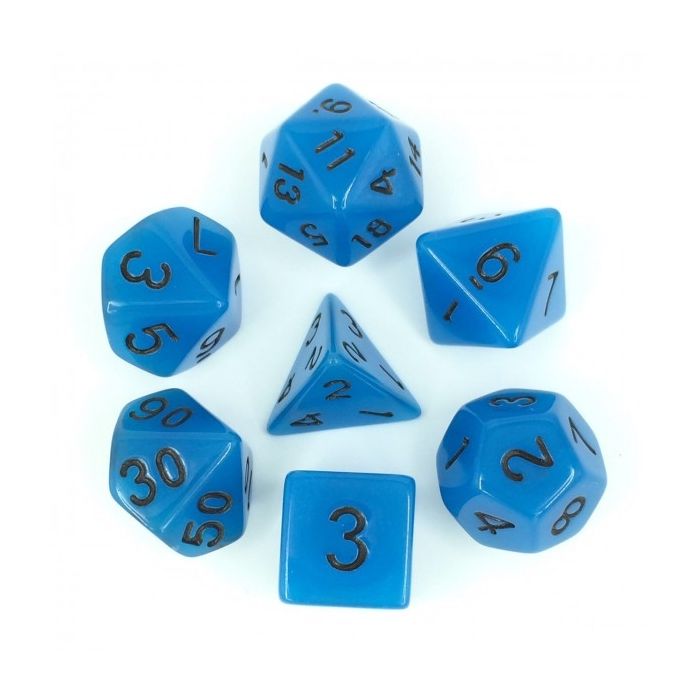Set Leuchtwürfel blau