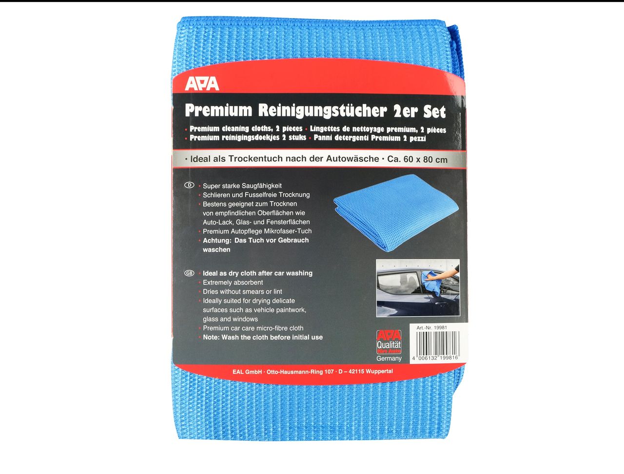 APA Premium Reinigungstücher 2 Stk.