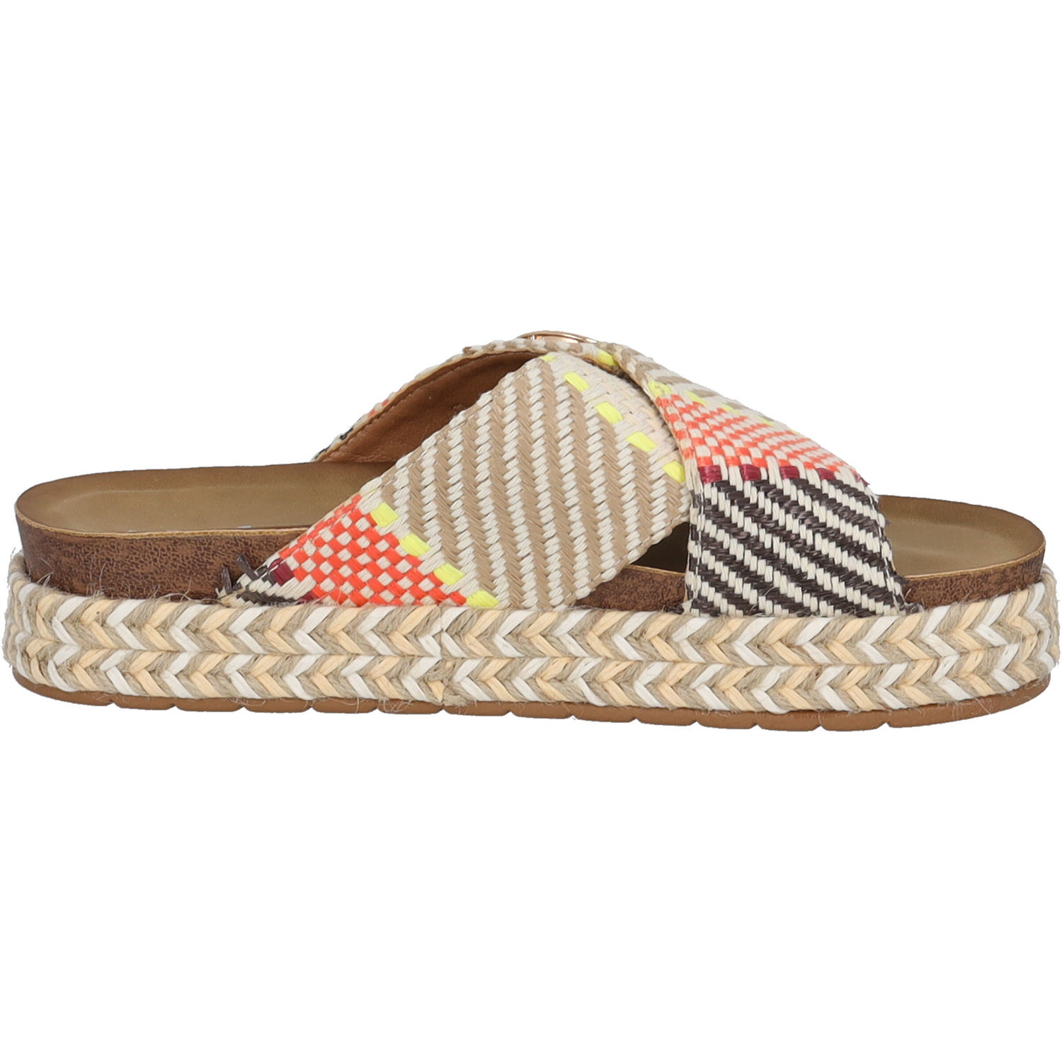 Palado Zurlo by Sila Sahin, Plateau-Pantoletten, Damen, Beige