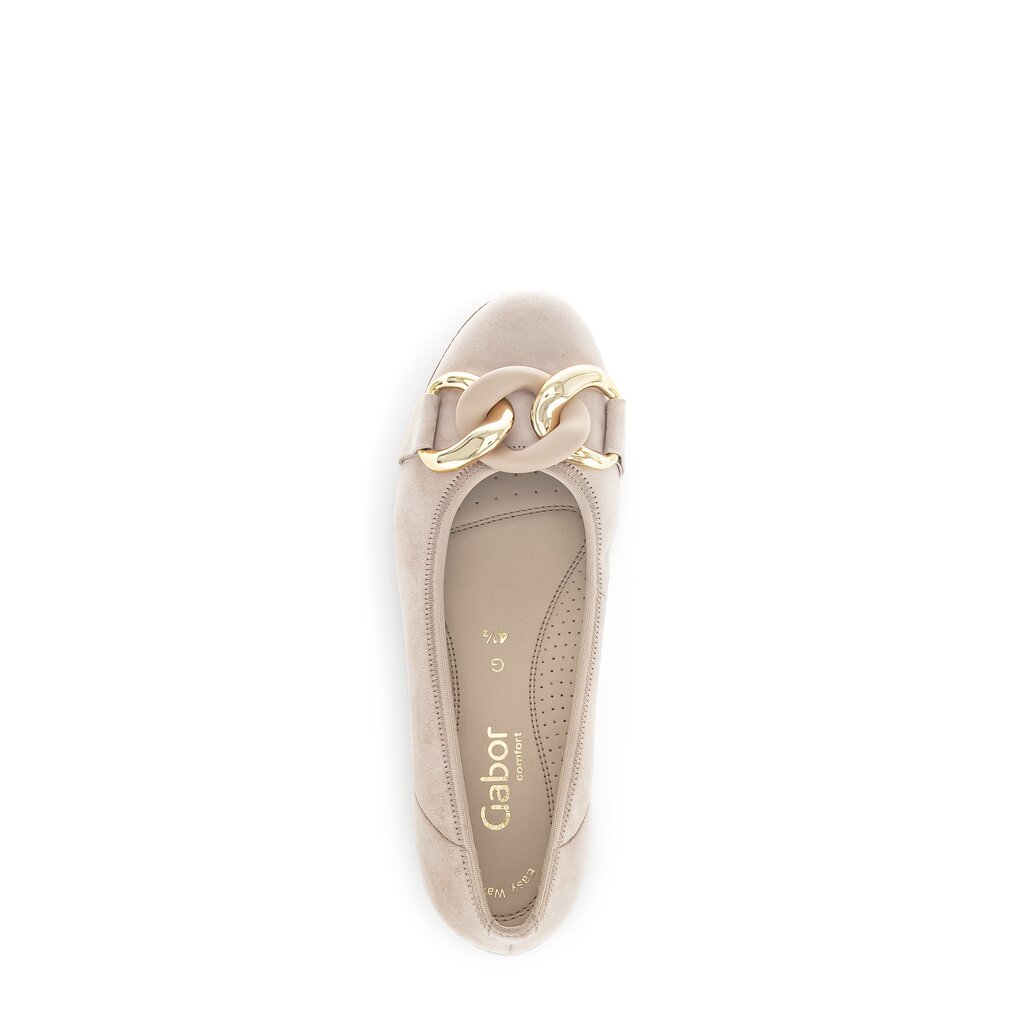 Gabor comfort Sportliche Ballerina beige