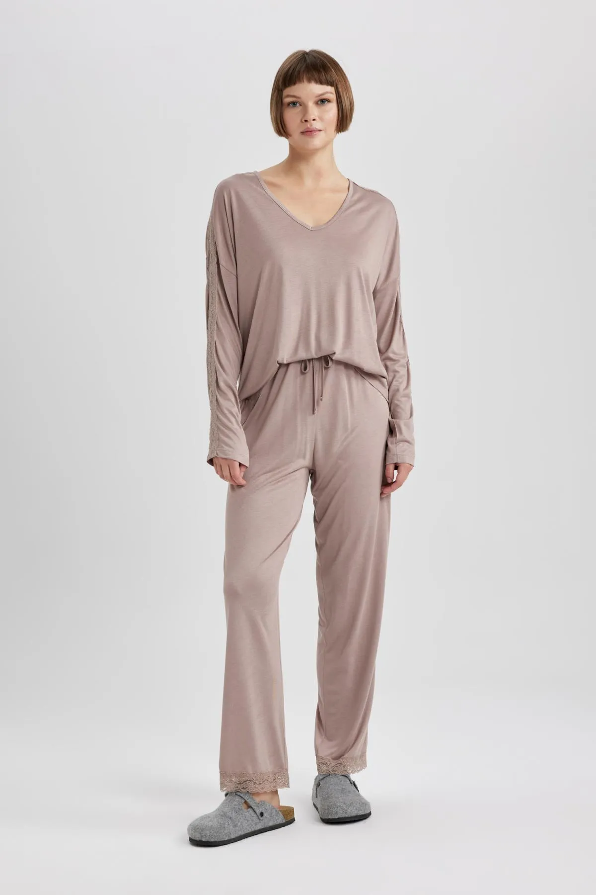 DeFacto  Langarm-Pyjama-Set zum Verlieben