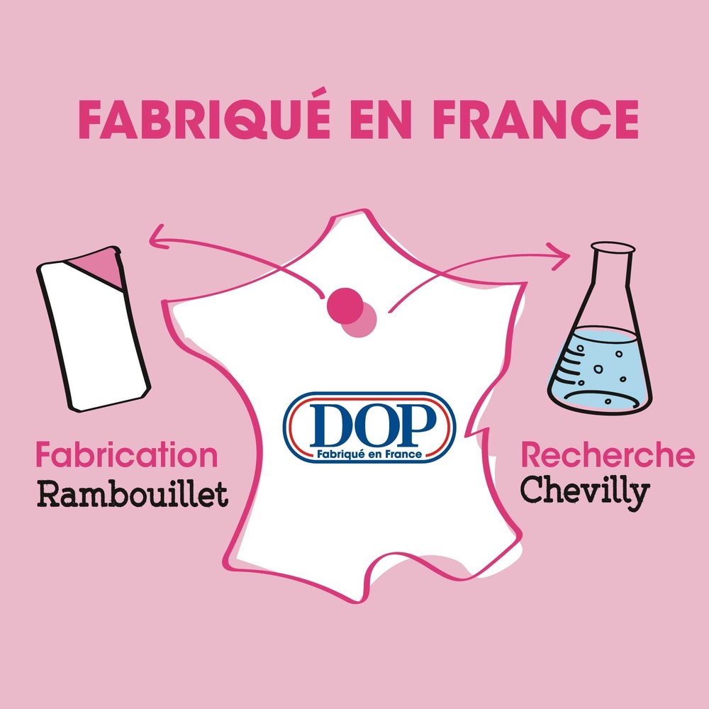 DOP Dop Douche Crème Parfum Fraises Sucrées290ml Gel douche
