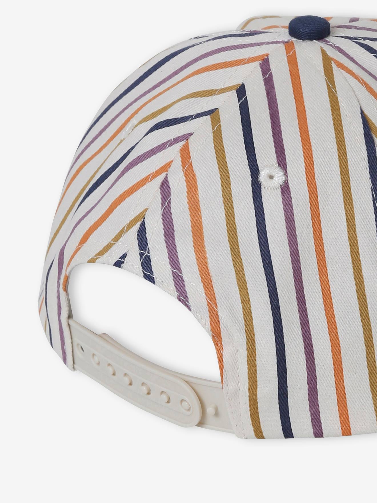 Casquette rayée garçon encre
