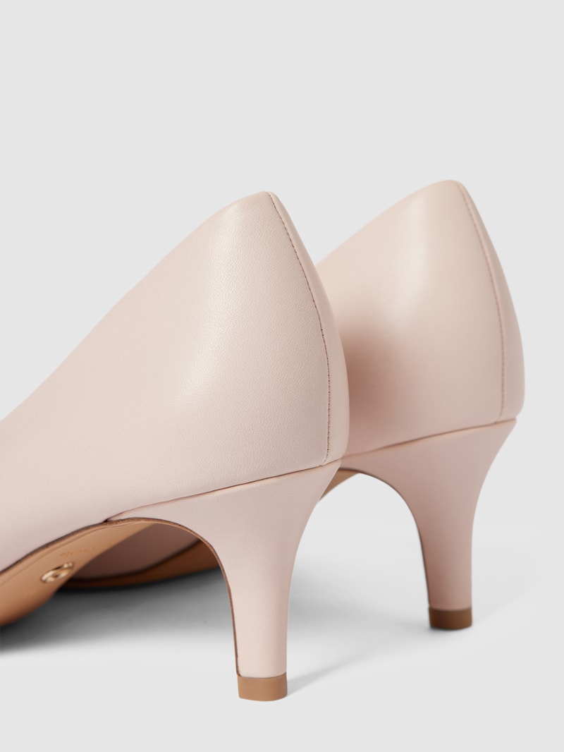 Pumps in Leder-Optik in weiß