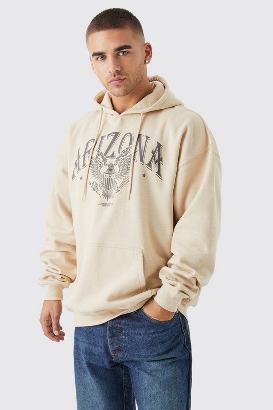 Oversize Hoodie mit Arizona-Print