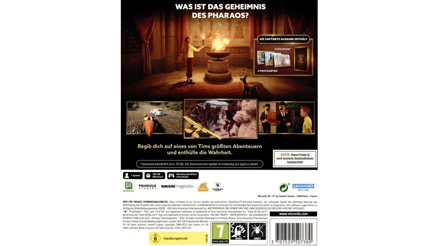 Tim und Struppi - Die Zigarren des Pharao (Limitierte Ausgabe)